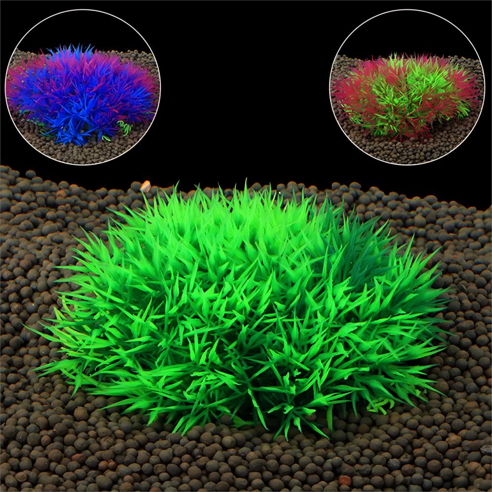 Planted Aquarium Materials - Künstliches Wasserpflanzen-Dekor für Aquarien, Fischbecken-Landschaftsgestaltung, Plastik-Wasserpflanzen