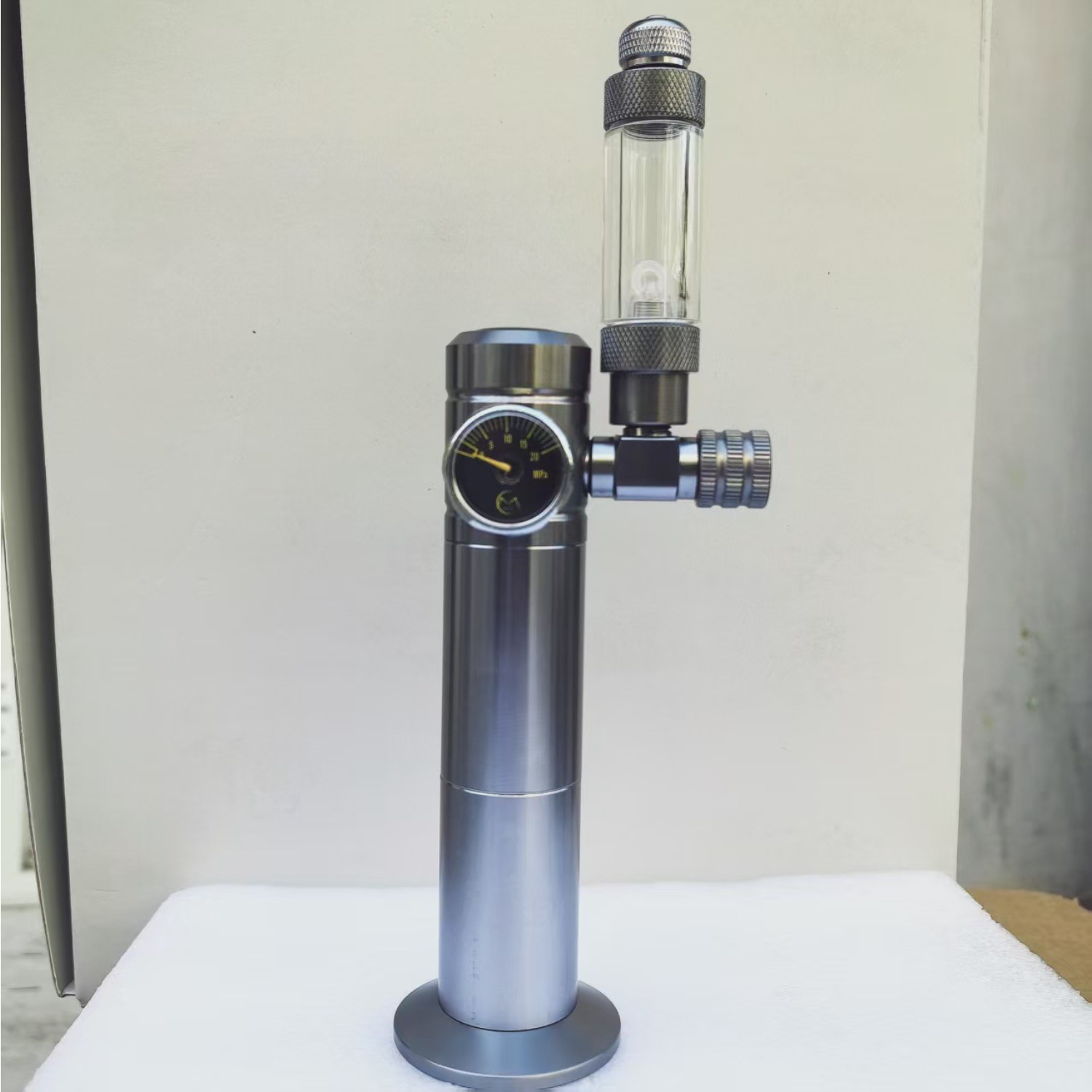 Planted Aquarium Co2 System - Mini Einweg-CO2-Regler, Aquarium-CO2-System mit Blasenzähler für