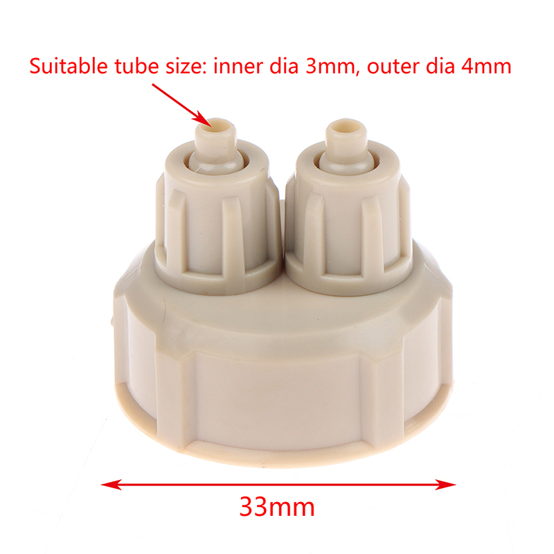 Planted Aquarium Co2 System - 2-teiliges Aquarium CO2-System-Set mit Schlauch, Ventil,