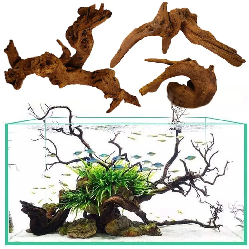 Aquarium Plant Guide - Meistverkaufte Neue Aquarium-Dekoration Natürliche Versunkenen Holzstämme