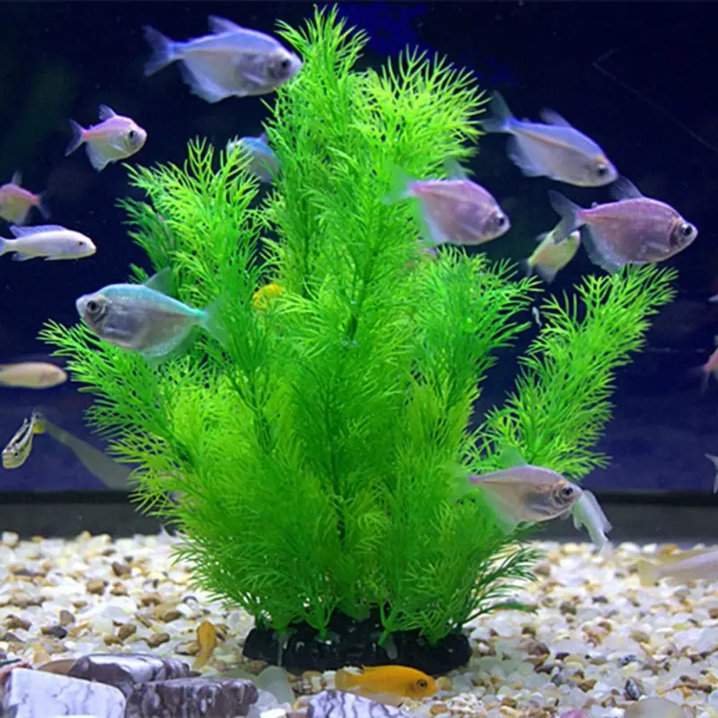 Aquarium Plant Grass - Künstliche Aquarium Dekor Pflanzen Unterwasser Wasser