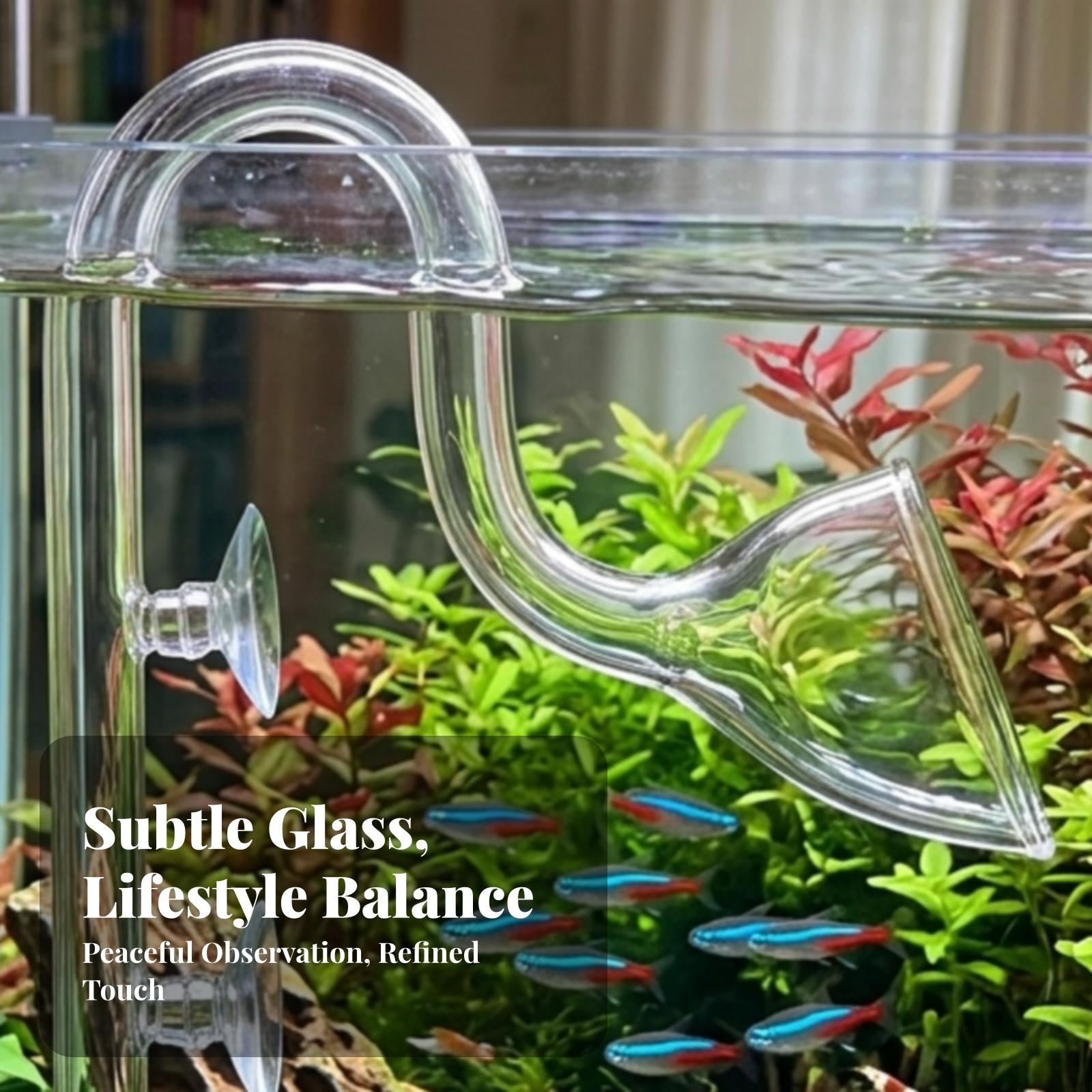 Aquarium Planted Tank Filter - Aquarium-Filter Ein- und Auslass Transparentes Aquarium