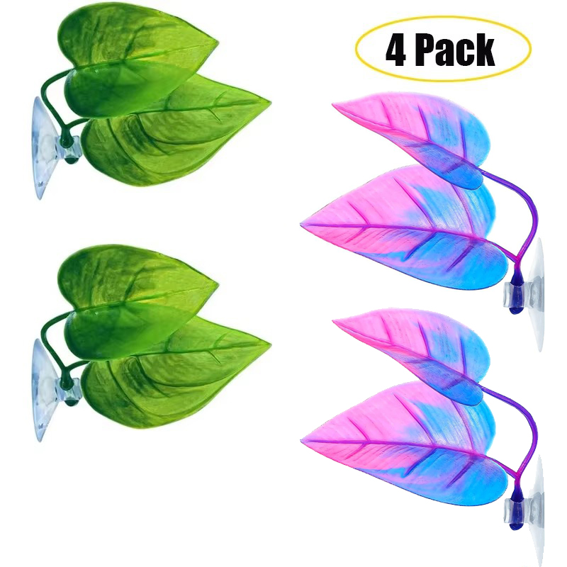 Aquarium Planted Tree - Betta-Fischblatt-Hängematte, die das natürliche Lebensraum simuliert,