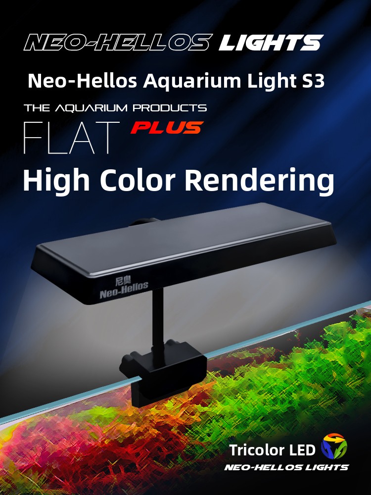 Aquarium Plant Light Spectrum - Neo S3 Vollspektrum-LED-Pflanzenlampe für Aquarien, Fischbecken,