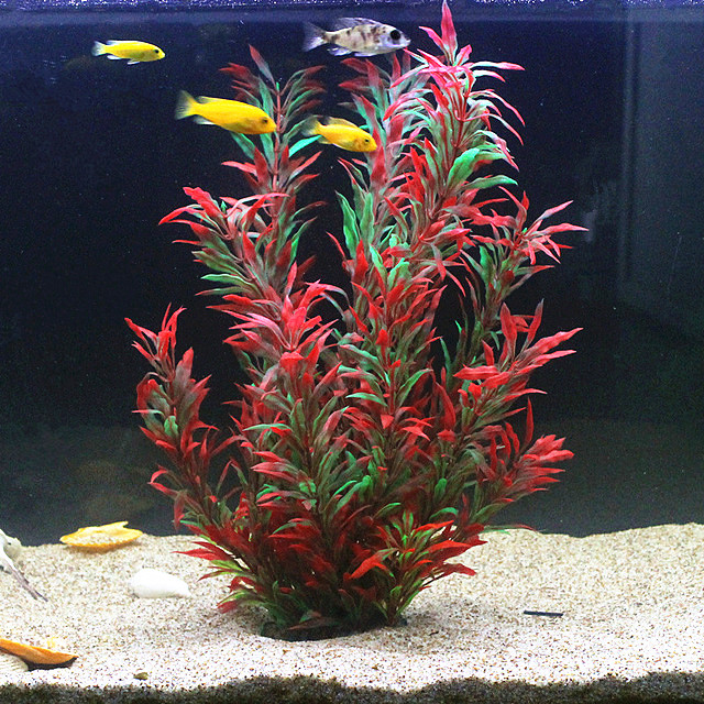 Aquarium Plant Grass - 50CM Künstliche Aquarium Seltene Pflanzen Aquarium
