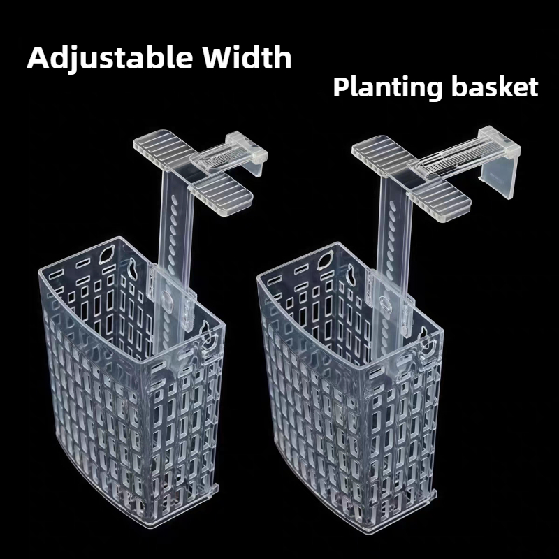 Planted Aquarium Materials - Aquarium Pflanzenhalter, höhenverstellbar, Hebekorb, Aquarien, hängende