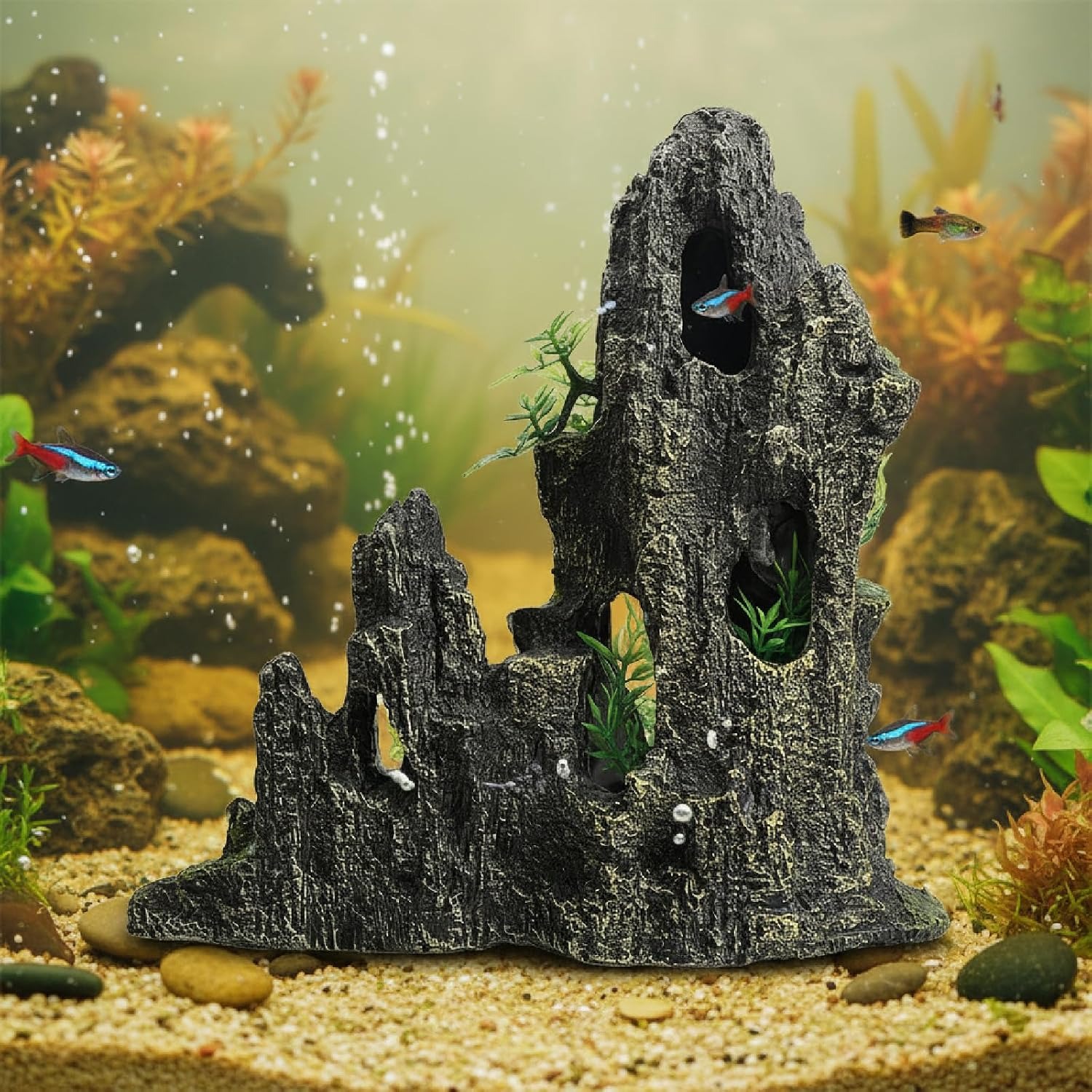Kunstharz-Aquarium-Felsenberge – Aquarium Plant Guide Bewertung und Preis