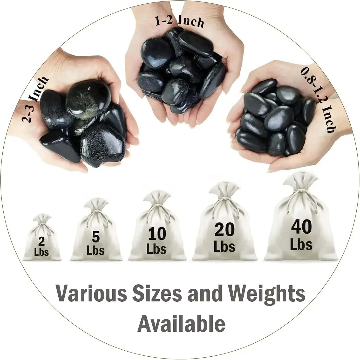 40 lbs schwarze Flusssteine fü – Aquarium Planted Plants Bewertung und Preis
