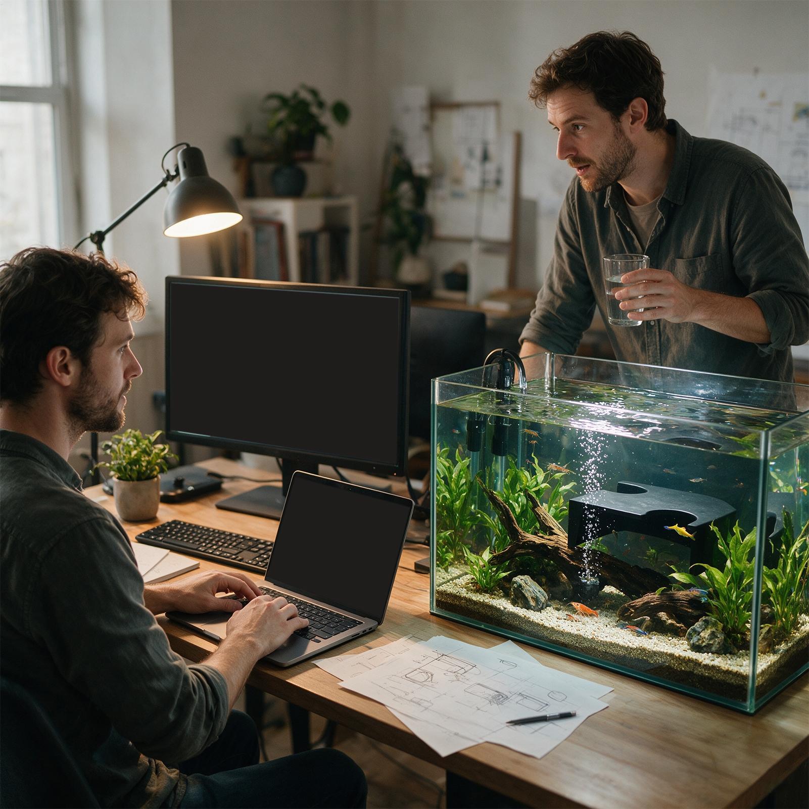 Aquarium-Höhlen-Eckdekor, klei – Non Planted Aquarium Fish Bewertung und Preis