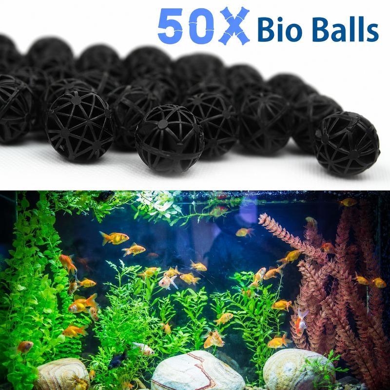 50 Stück 16mm Aquarium Bio-Fil – Aquarium Planted Tank Filter Bewertung und Preis