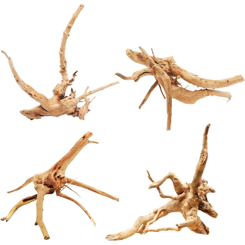 4 Stück Natürliche Holz-Aquari – Aquarium Plant Guide Bewertung und Preis